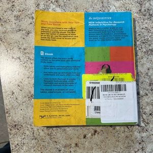 Research Methods in Psychology Third edition ISBN 0393617548